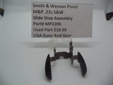 MP2206 S&W Pistol M&P .22c Slide Stop Assembly (Used Part)