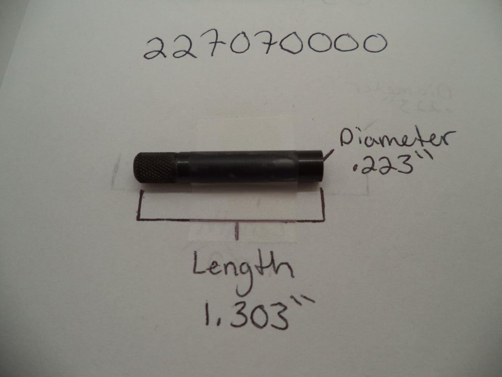 Smith & Wesson J Frame Extractor Rod Blue 2" Barrel 1.30" Length - 227070000