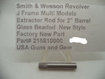 215810000 Smith & Wesson J Revolvers S.S. Extractor Rod Part New Models Below