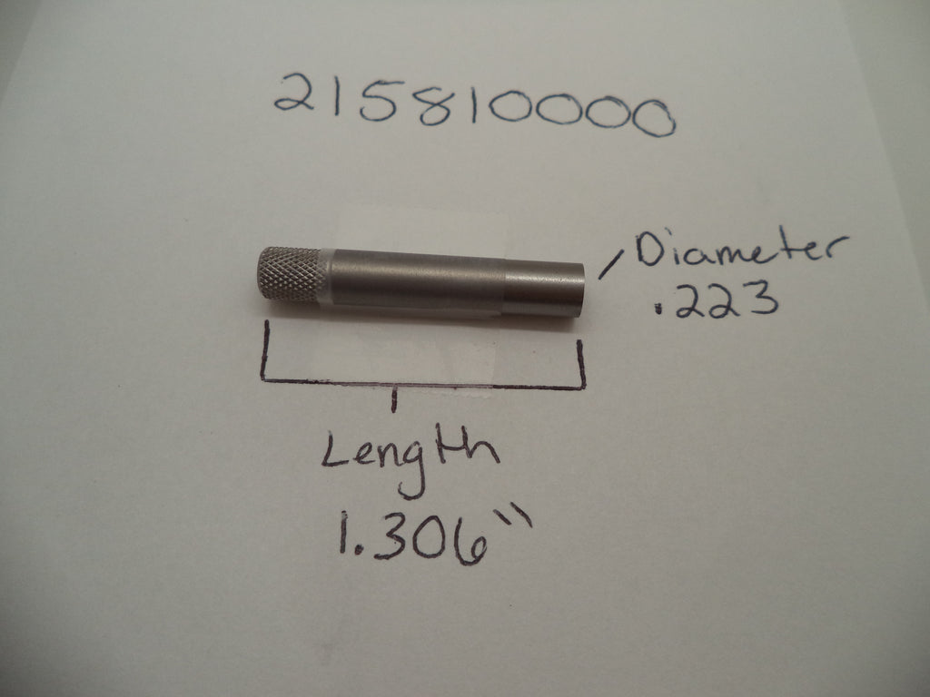 215810000 Smith & Wesson J Revolvers S.S. Extractor Rod Part New Models Below