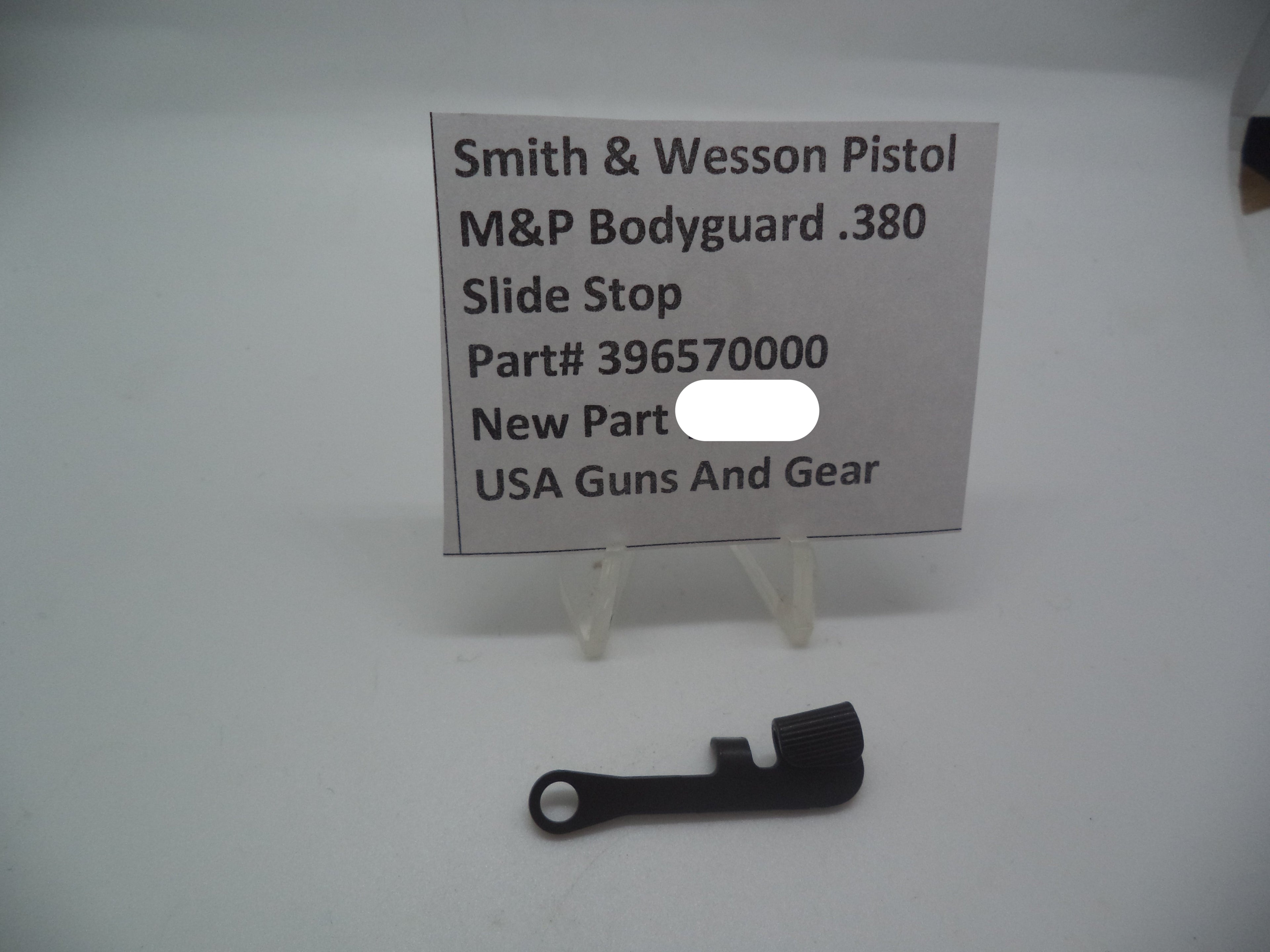 Smith & Wesson M&P Bodyguard 380 Slide Stop | OEM 396570000