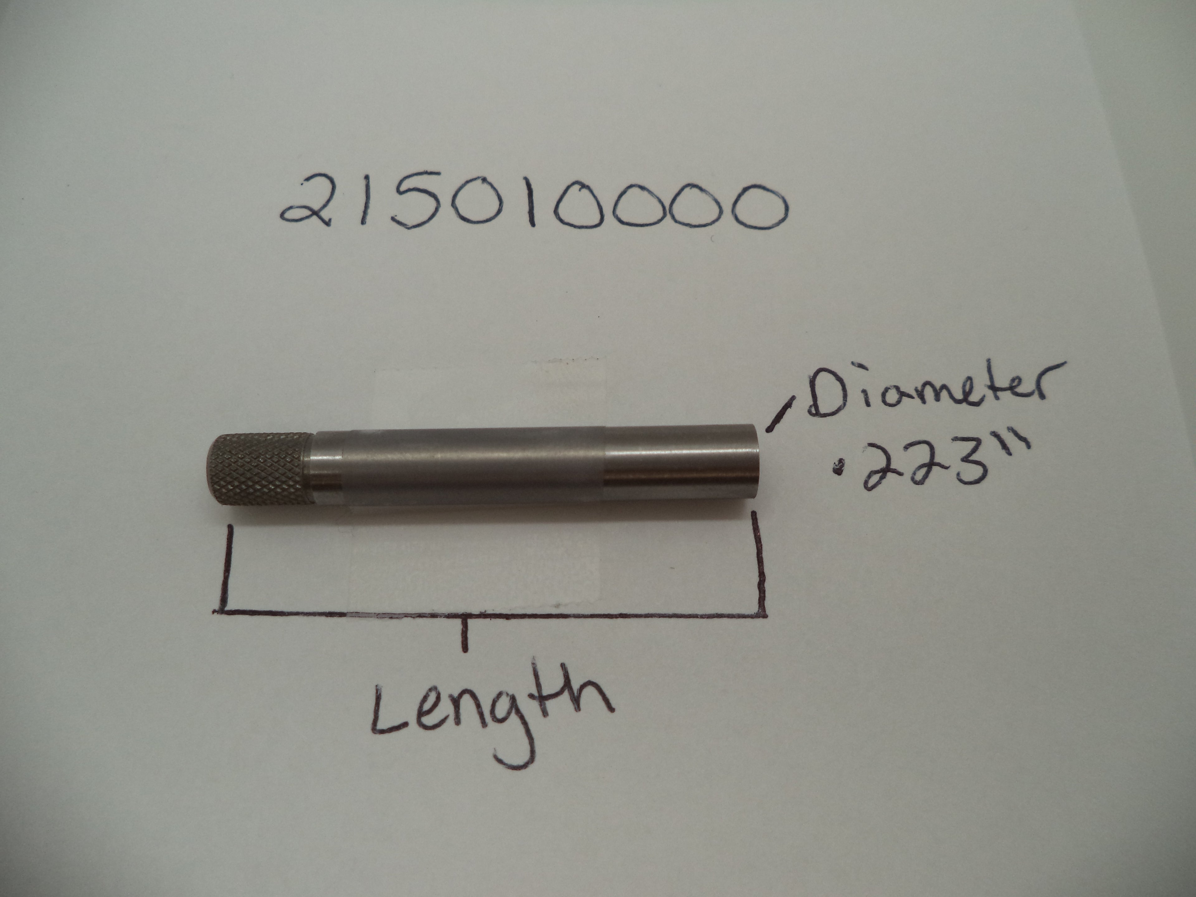 Smith & Wesson J Frame Extractor Rod Stainless Steel Models 60-9 & 649-3 - 215010000