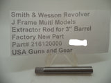 216120000 Smith & Wesson New J Frame Multi Model  3" Barrel Extractor Rod