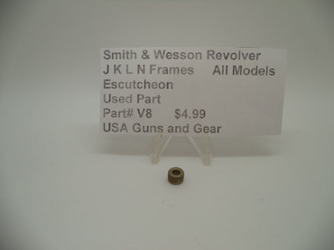 V8 Smith & Wesson J K L N Frame Revolver Escutcheon All Models Used Part