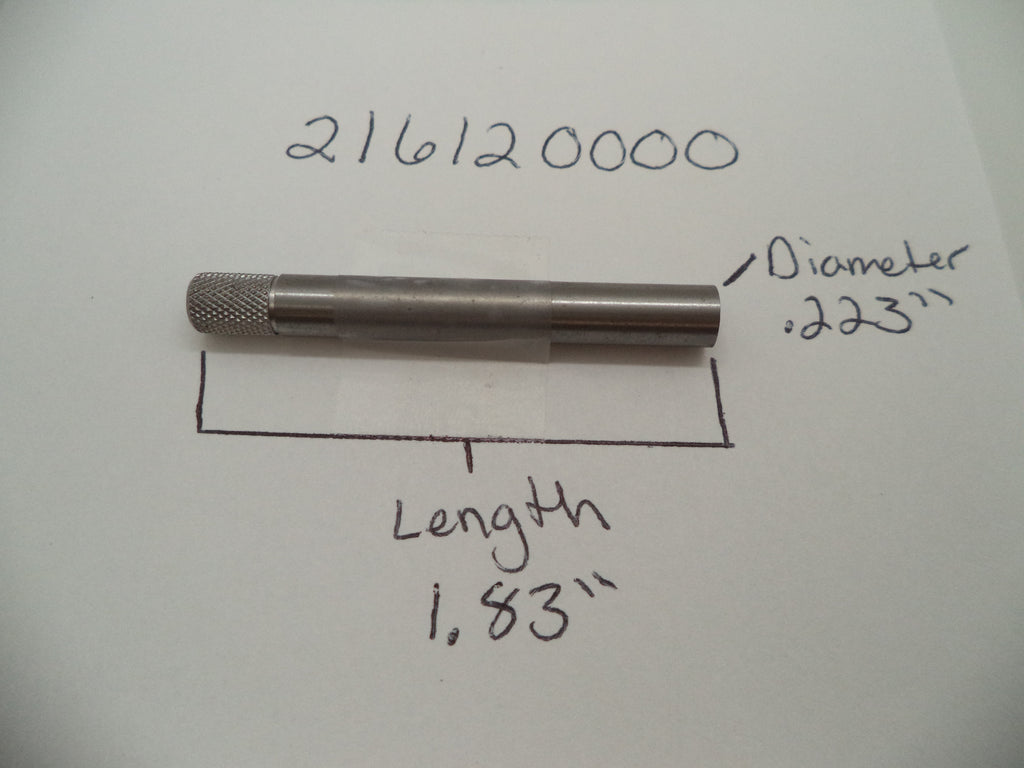 Smith & Wesson J Frame 3" Barrel Extractor Rod - Stainless Steel - Models 60-11, 317, 337, 360-1 - 216120000