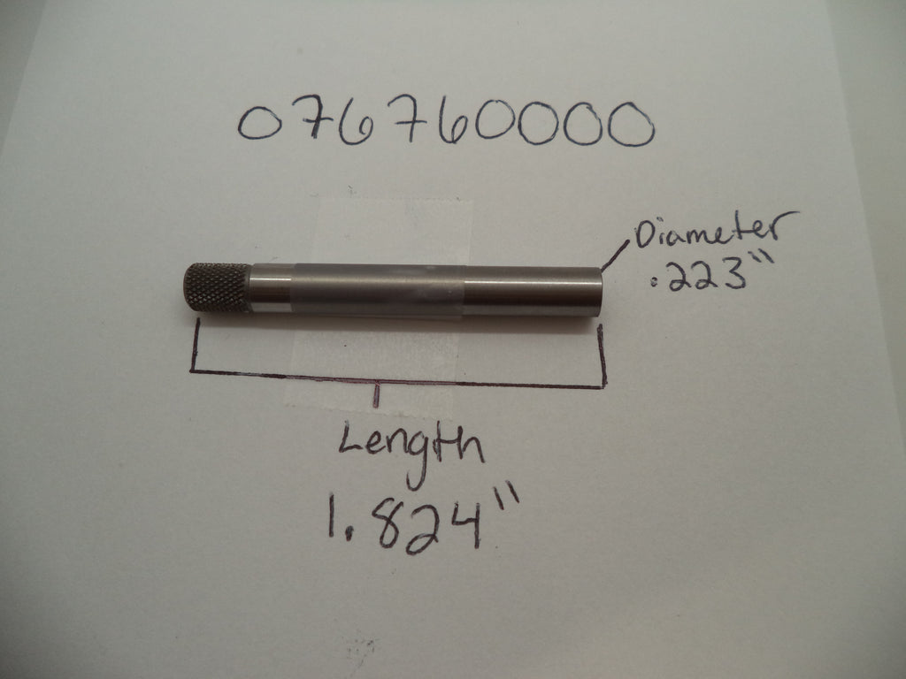 Smith & Wesson J Frame 60-2 640 642 Extractor Rod For a 3" Barrel 076760000