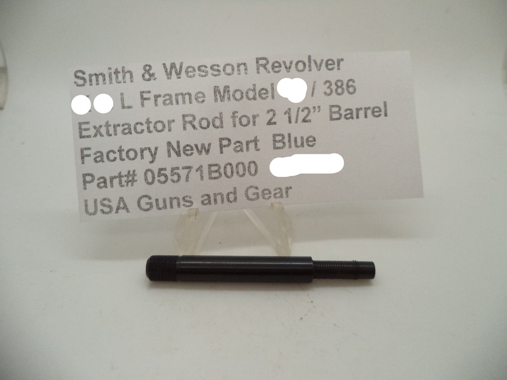 S&W K Frame Model 19, L Frame Model 386, 586 Blue Extractor Rod 2.5" Barrel 05571B000