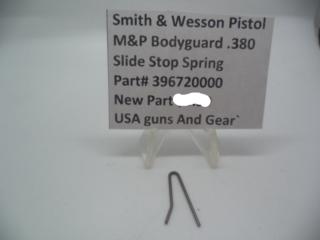 Smith & Wesson M&P Bodyguard 380 Slide Stop Spring Factory OEM 396720000