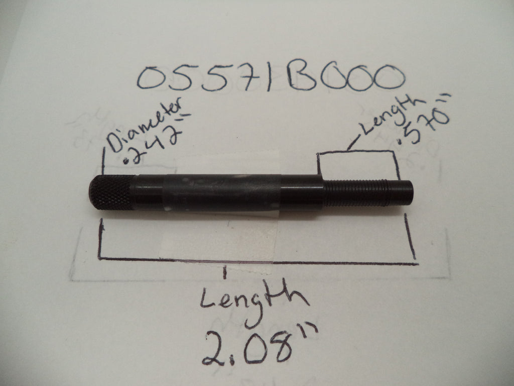 S&W K Frame Model 19, L Frame Model 386, 586 Blue Extractor Rod 2.5" Barrel 05571B000