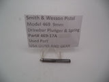469-17A Smith & Wesson Pistol Model 469  9mm Drawbar Plunger & Spring Used Part