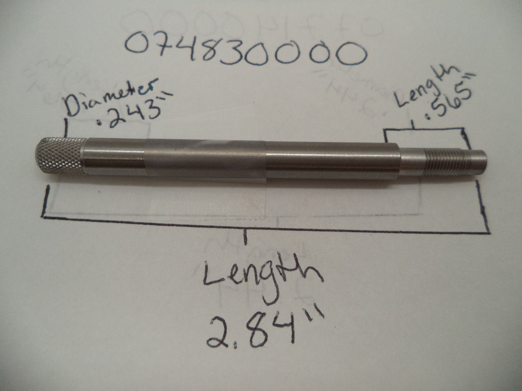 S&W N Frame Extractor Rod Stainless Steel 3" and Up Barrels - 074830000