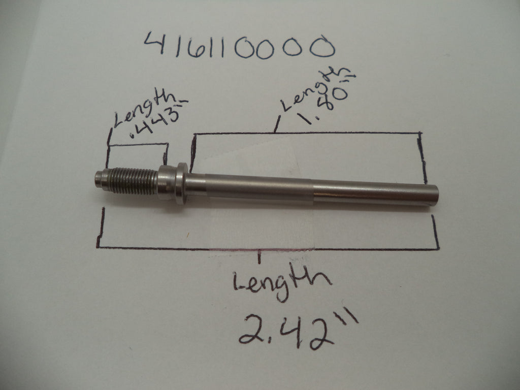 Smith & Wesson K Frame Model 66-8 & Up Extractor Rod Stainless Steel 4.25" Barrel (Left Hand Thread) - 416110000