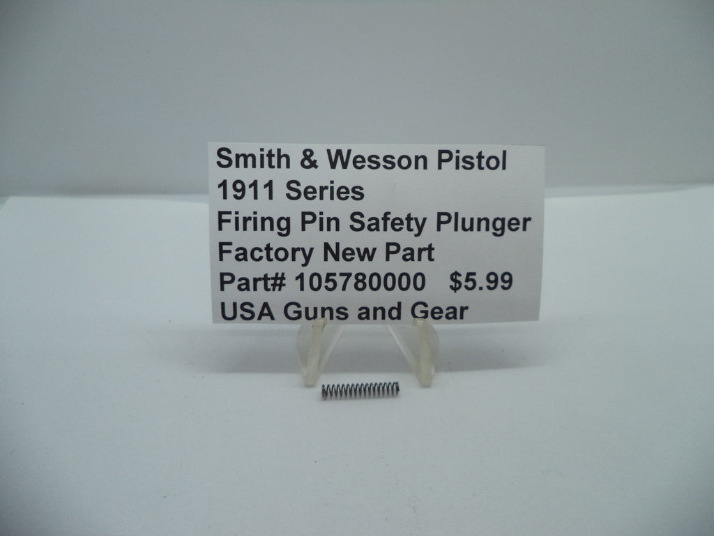 105780000 Smith & Wesson Pistol 1911 Series Firing Pin Safety Lever Spring New