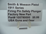 105780000 Smith & Wesson Pistol 1911 Series Firing Pin Safety Lever Spring New
