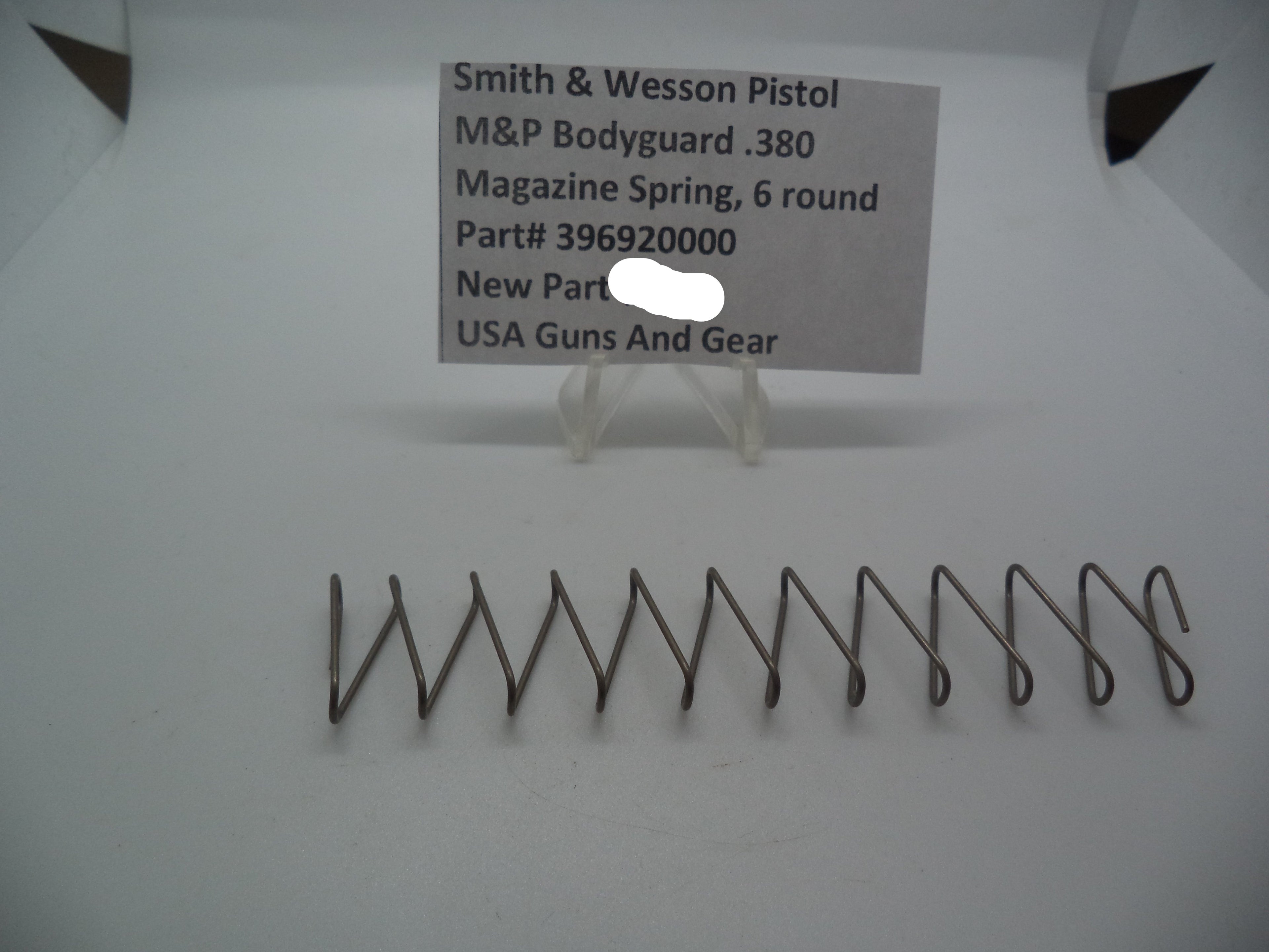 Smith & Wesson M&P Bodyguard 380 Magazine Spring | OEM 396920000