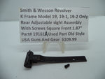 19161A Smith & Wesson K Frame Model 19 Rear Adjustable Sight 1.87" Used