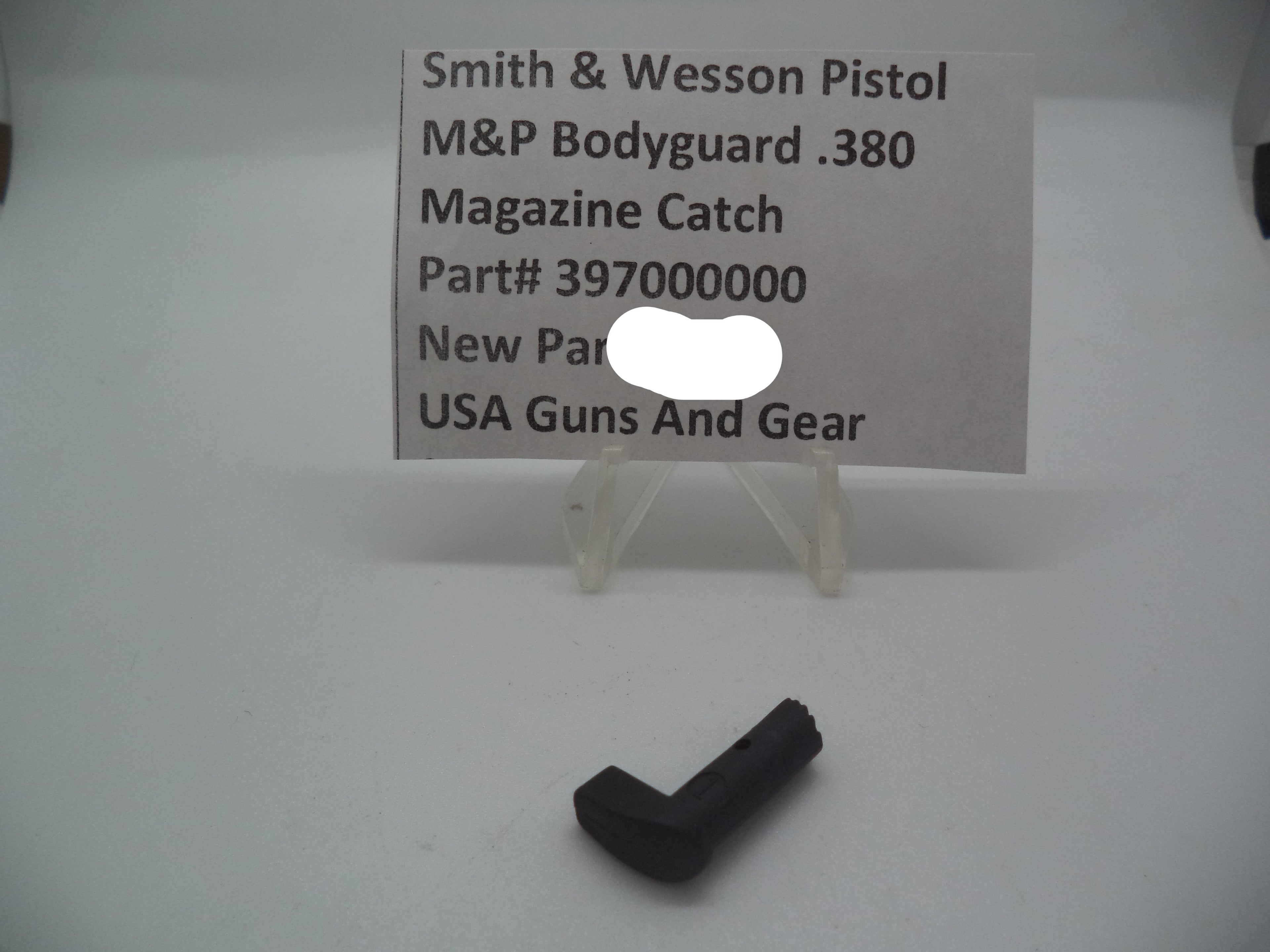 Smith & Wesson Pistol M&P Bodyguard 380 Magazine Catch 397000000