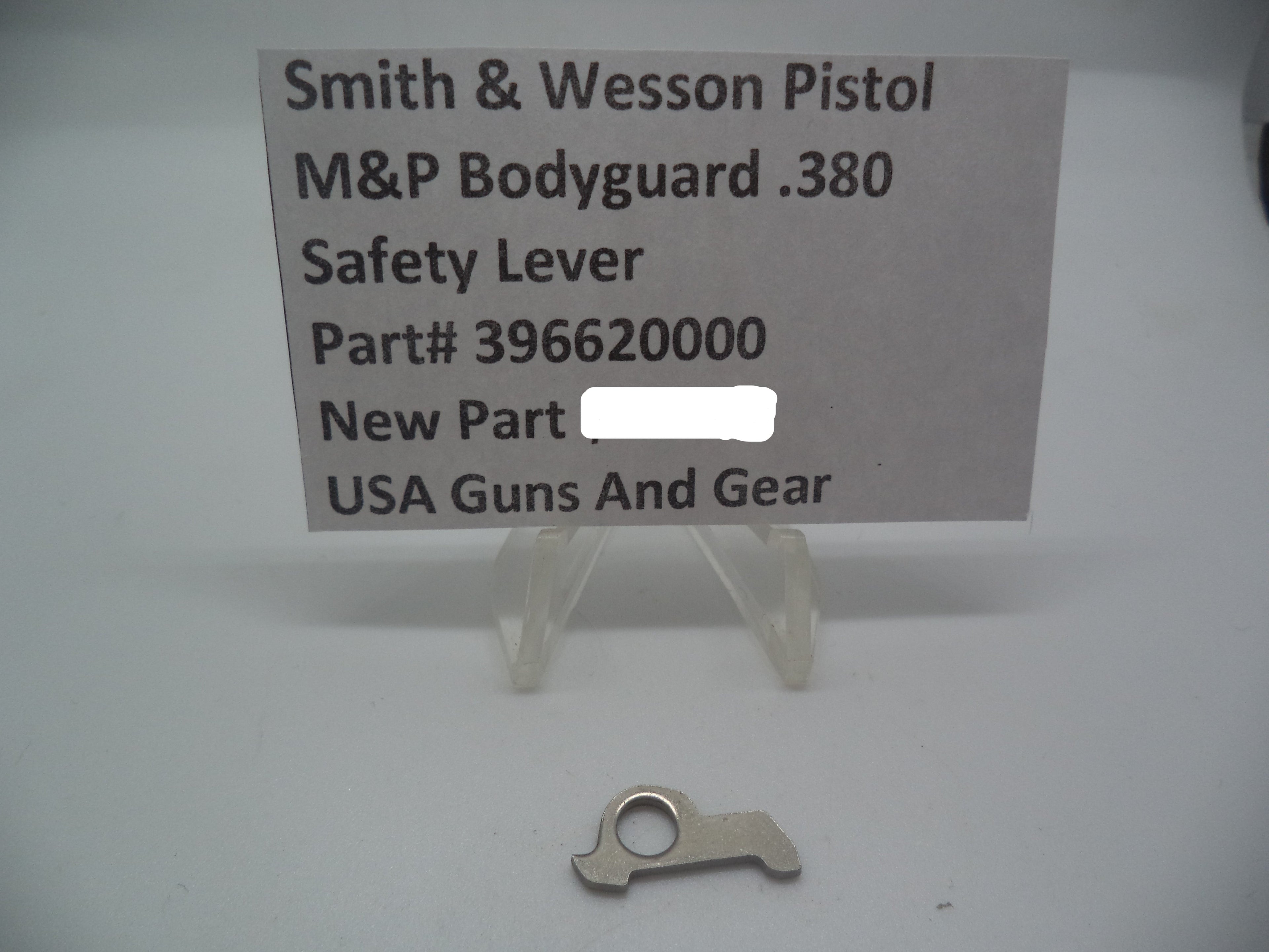 Smith & Wesson M&P Bodyguard 380 Safety Lever | OEM 396620000