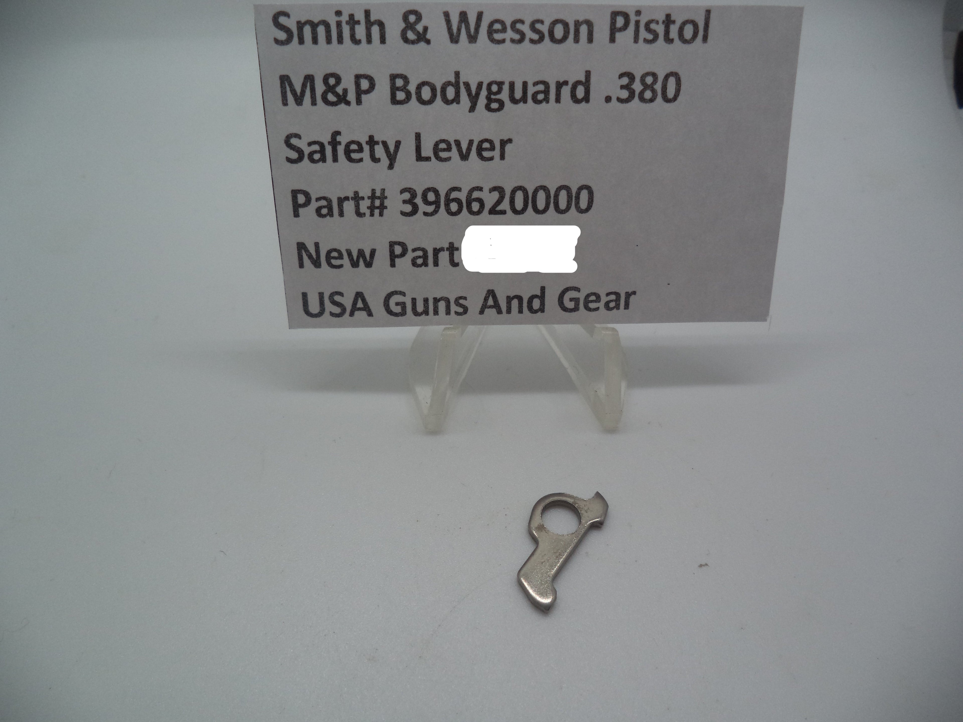 Smith & Wesson M&P Bodyguard 380 Safety Lever | OEM 396620000