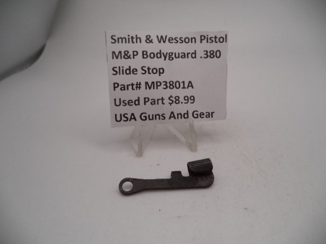 Smith & Wesson M&P Bodyguard 380 Slide Stop Used Part MP3801A