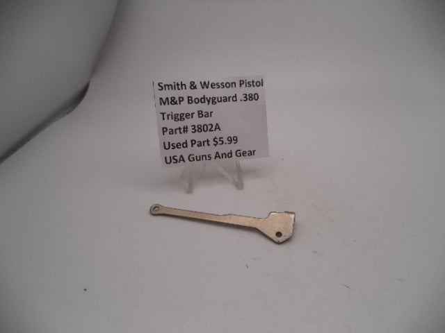 Smith & Wesson Pistol M&P Bodyguard 380 Trigger Bar Used Part 3802A