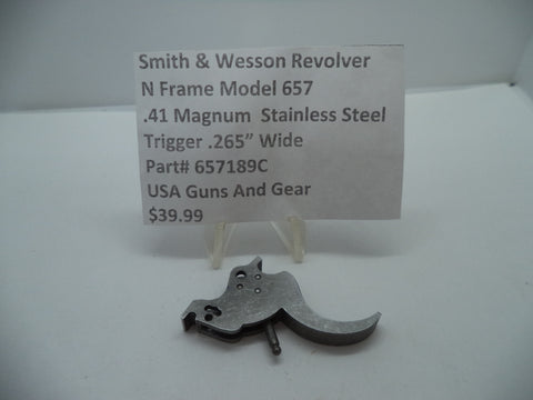 657189C Smith & Wesson N Frame Model 657 Trigger .300" Wide .41 Magnum