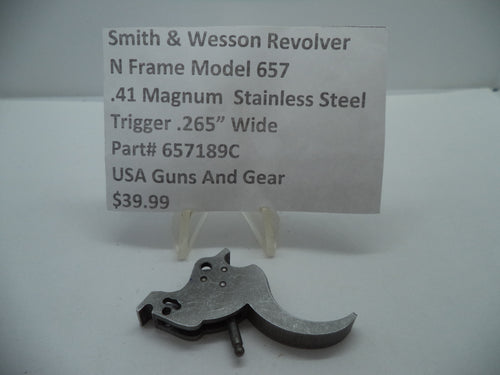 657189C Smith & Wesson N Frame Model 657 Trigger .300" Wide .41 Magnum