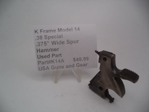 K14A Smith & Wesson K Frame Model 14 .375" Wide Spur Hammer  .38 Special