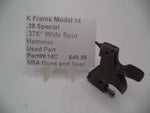 K14C Smith & Wesson K Frame Model 14 .375" Wide Spur Hammer  .38 Special