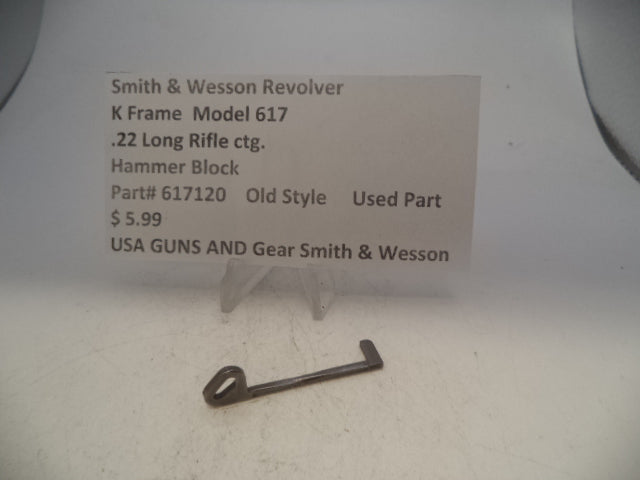 617120 Smith & Wesson K Frame Model 617 Hammer Block  .22 Long Rifle ctg.