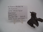 K14B Smith & Wesson K Frame Model 14 .375" Wide Spur Hammer  .38 Special