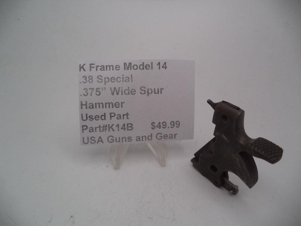K14B Smith & Wesson K Frame Model 14 .375" Wide Spur Hammer  .38 Special