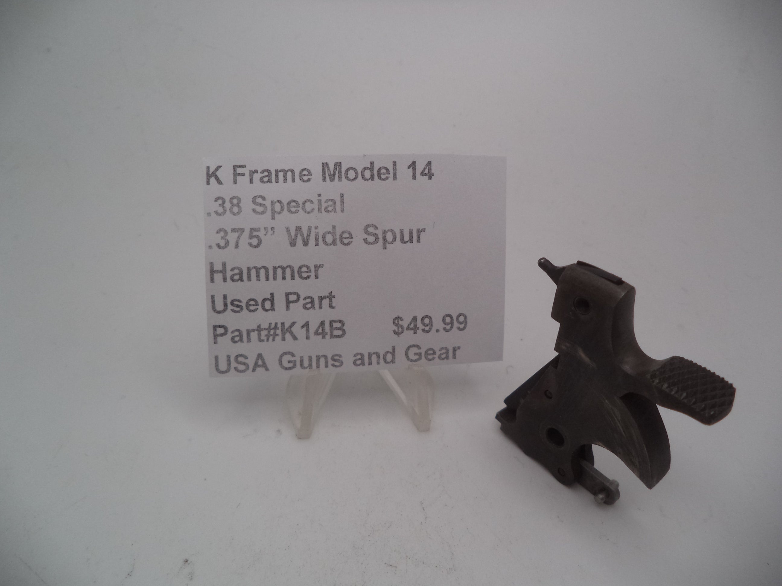 K14B Smith & Wesson K Frame Model 14 .375" Wide Spur Hammer  .38 Special