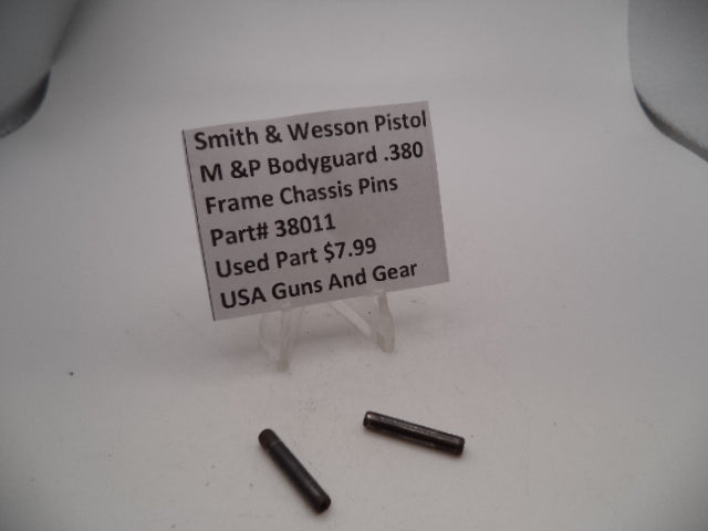 Smith & Wesson Pistol M&P Bodyguard .380 Frame Chassis Pins Used Part 38011
