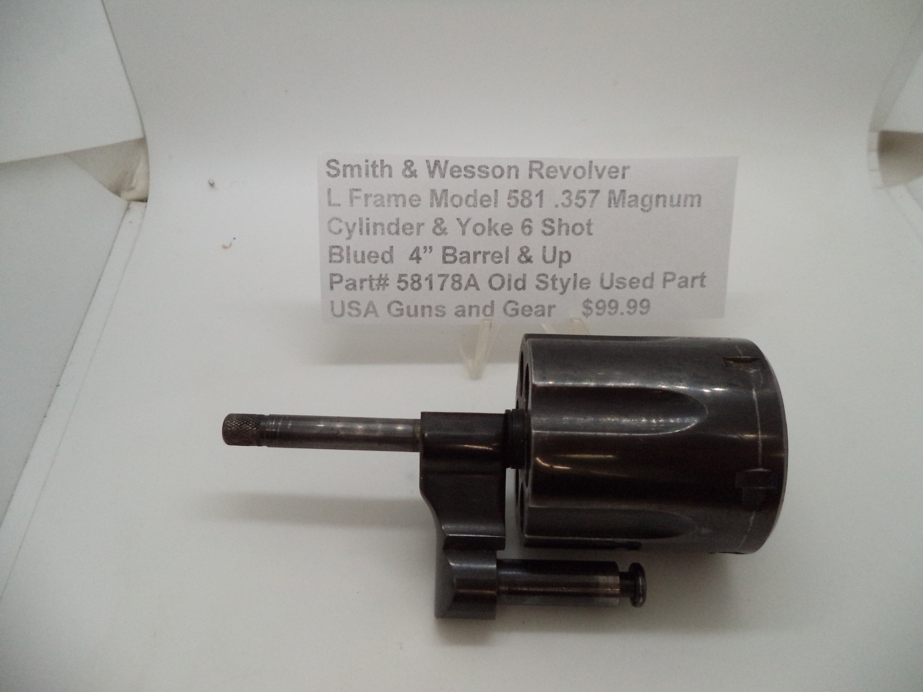 Smith & Wesson L Frame Model 581 Cylinder Assembly - Used .357 Magnum