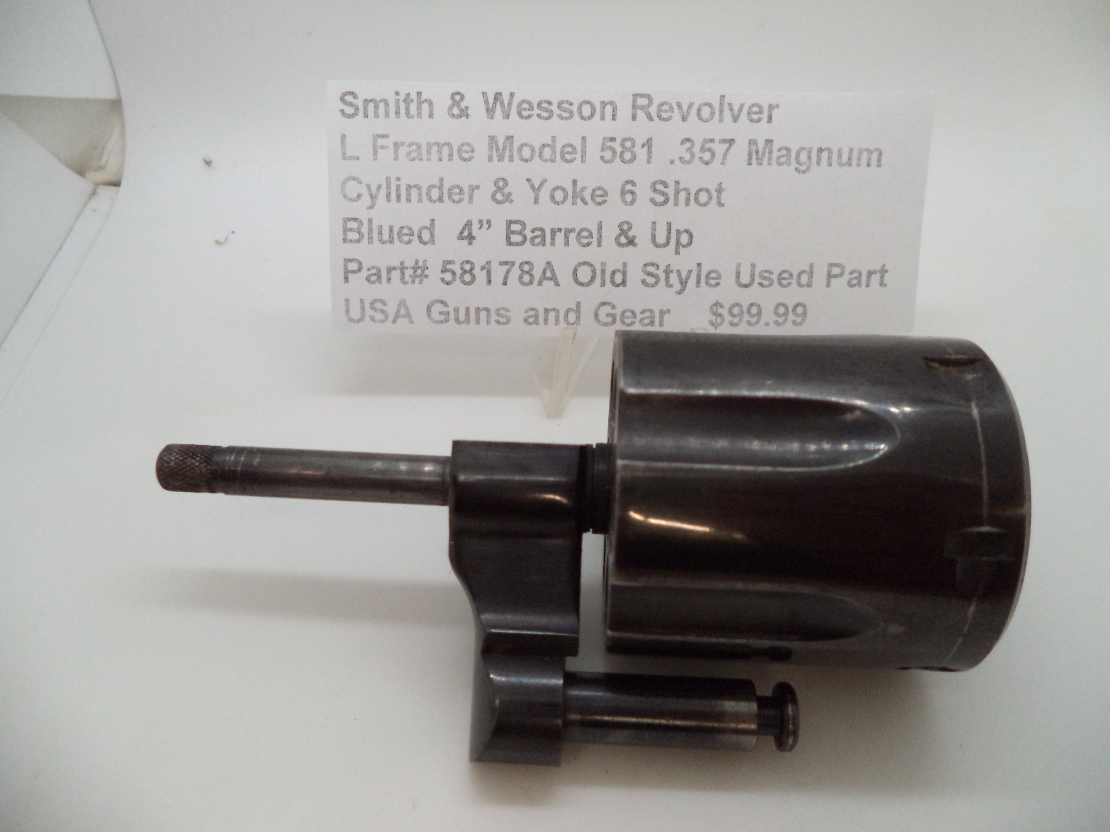 Smith & Wesson L Frame Model 581 Cylinder Assembly - Used .357 Magnum