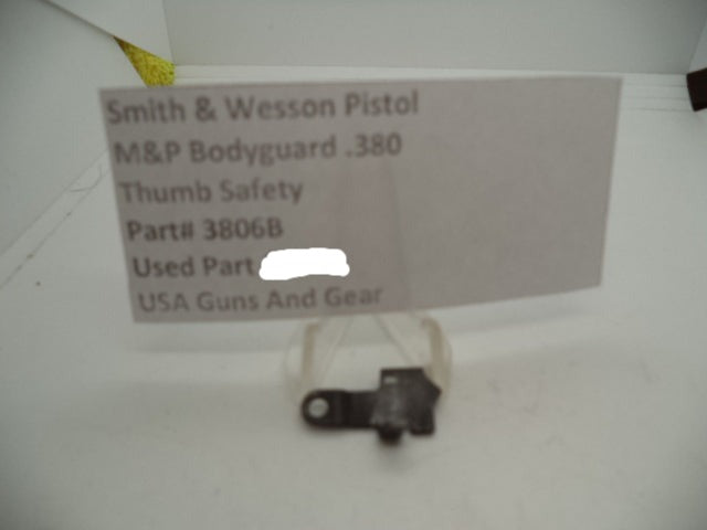 Smith & Wesson Pistol M&P Bodyguard .380 Thumb Safety Used Part 3806B