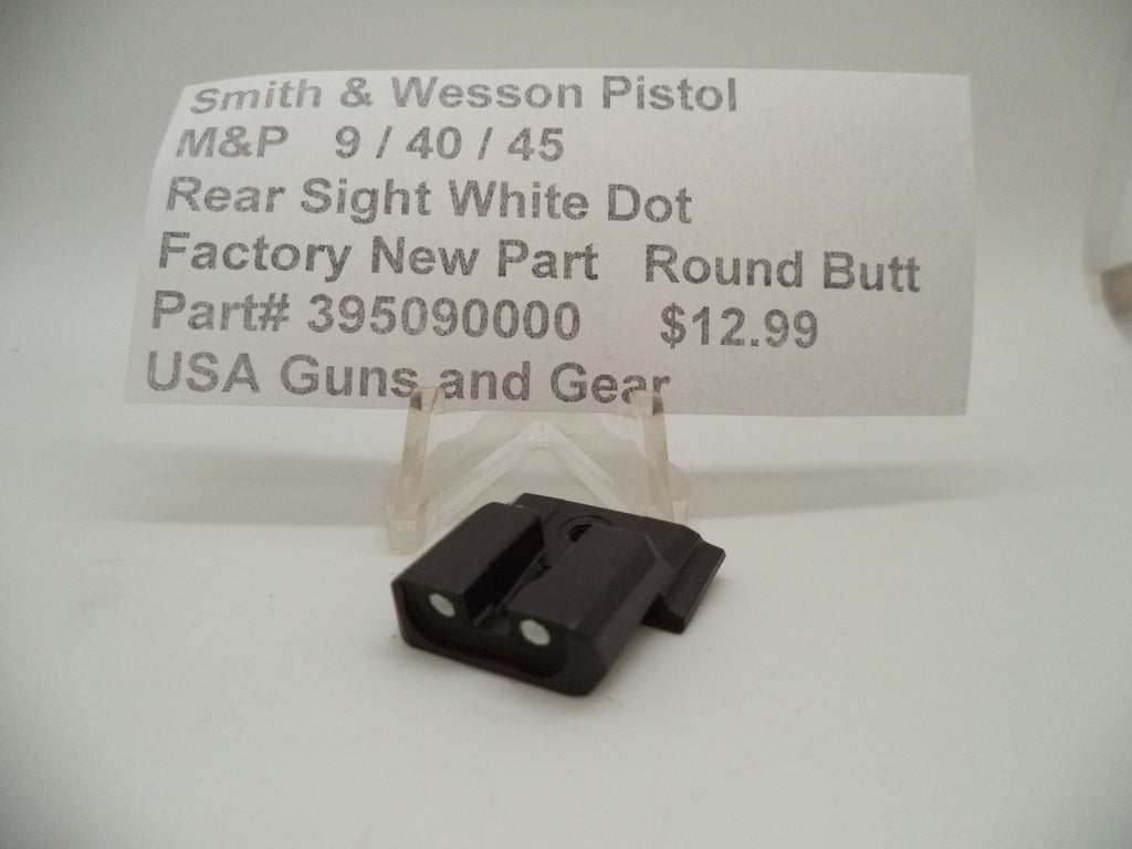S&W M&P Rear Sight White Dot 9mm/40/45 | OEM 395090000