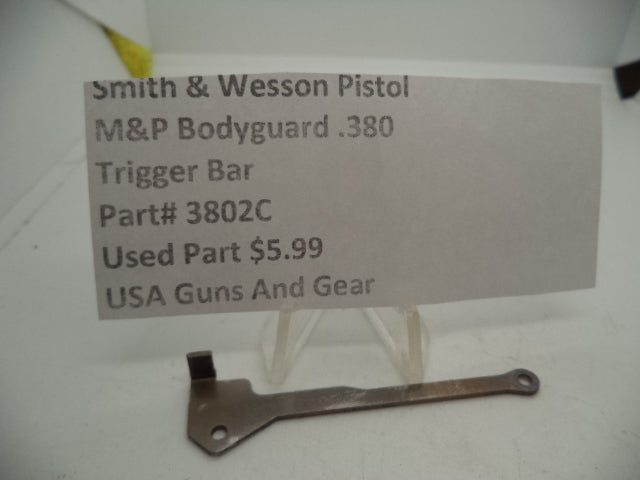 Smith & Wesson Pistol M&P Bodyguard .380 Trigger Bar Used Part 3802C