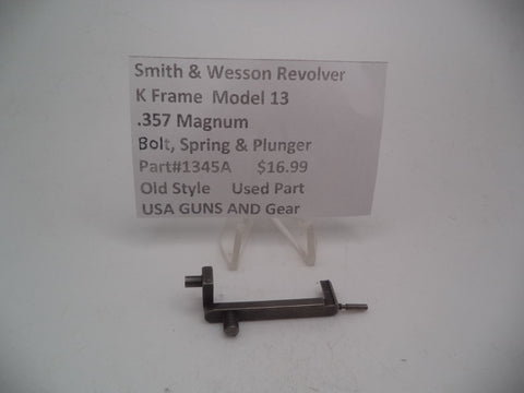 1345A Smith and Wesson K Frame Model 13 Bolt, Spring & Plunger Used 357 Magnum