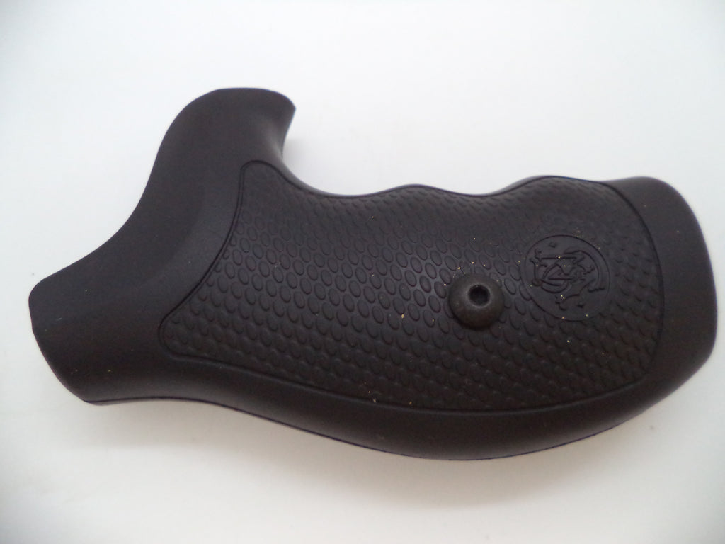 Smith & Wesson K/L Frame Black Rubber Target Grips Round Butt with Hardware - 413850000