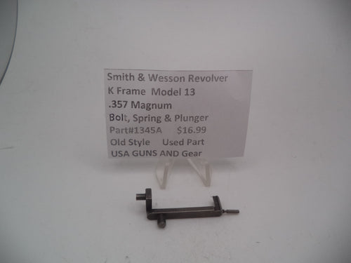 1345A Smith and Wesson K Frame Model 13 Bolt, Spring & Plunger Used 357 Magnum