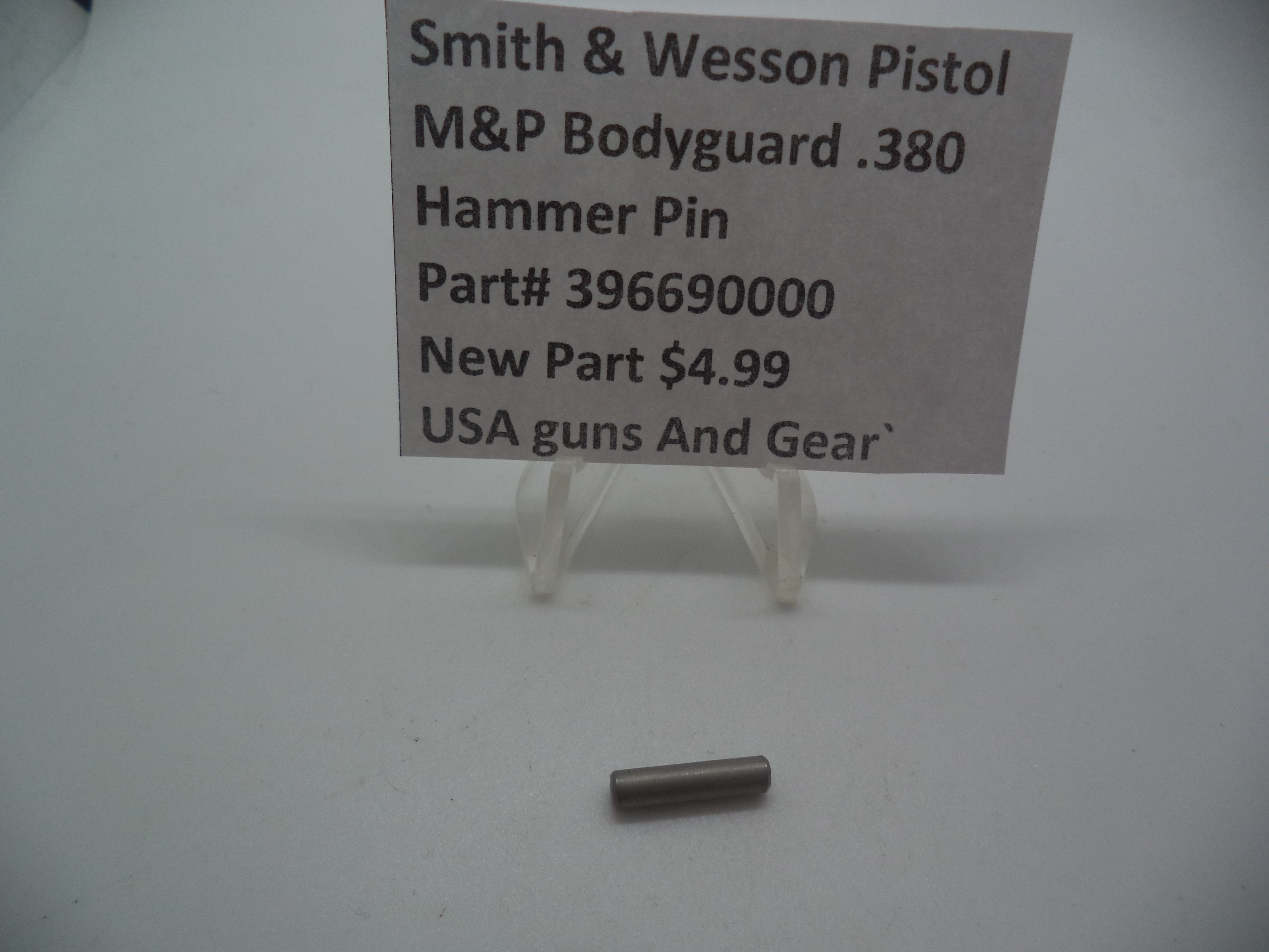 S&W Bodyguard 380 Hammer Pin | OEM 396690000