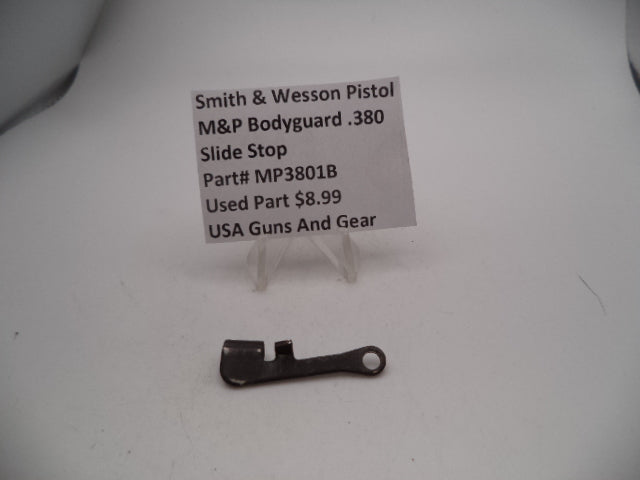 Smith & Wesson Pistol M&P Bodyguard 380 Slide Stop Used Part MP3801B