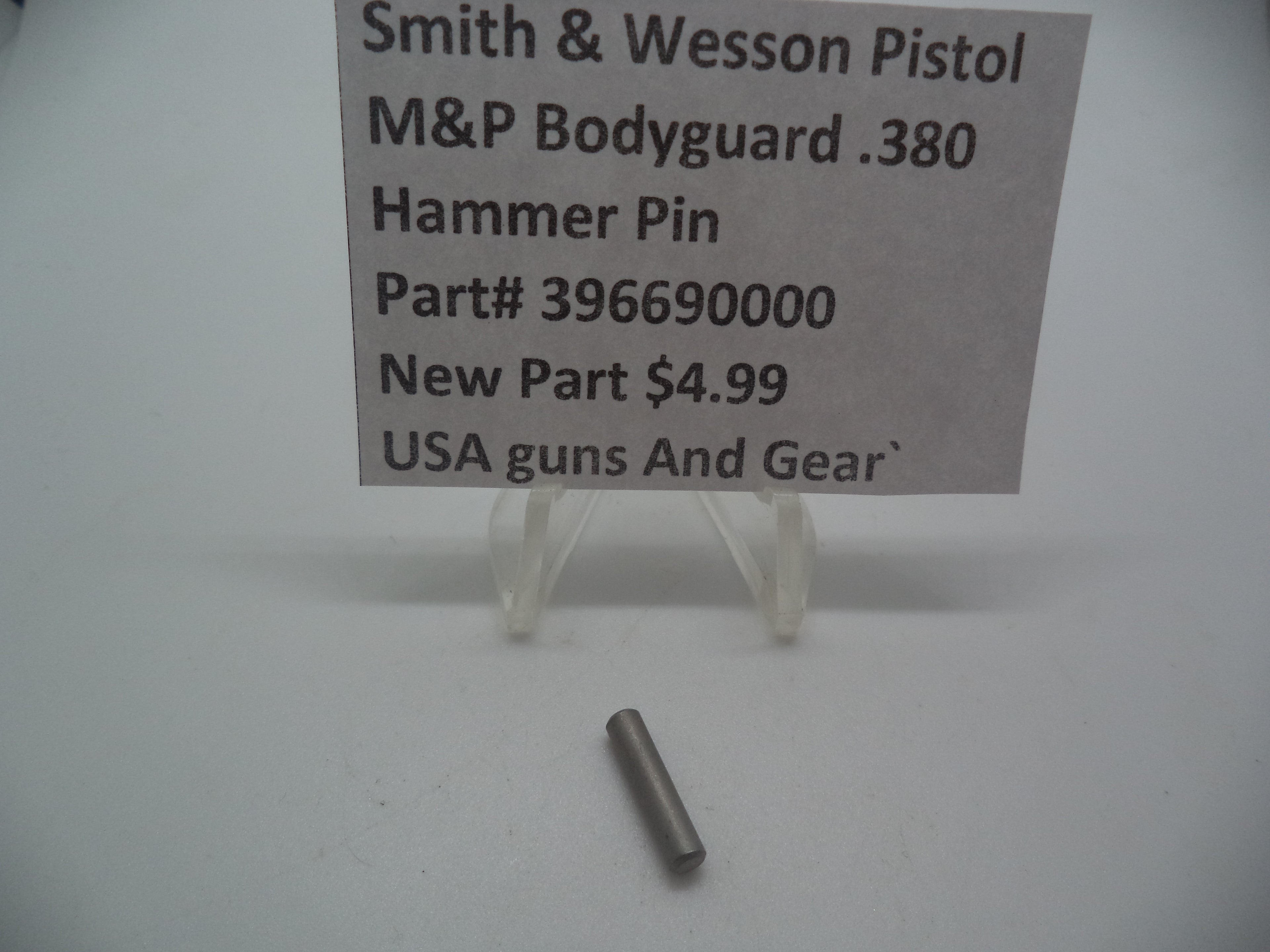 S&W Bodyguard 380 Hammer Pin | OEM 396690000