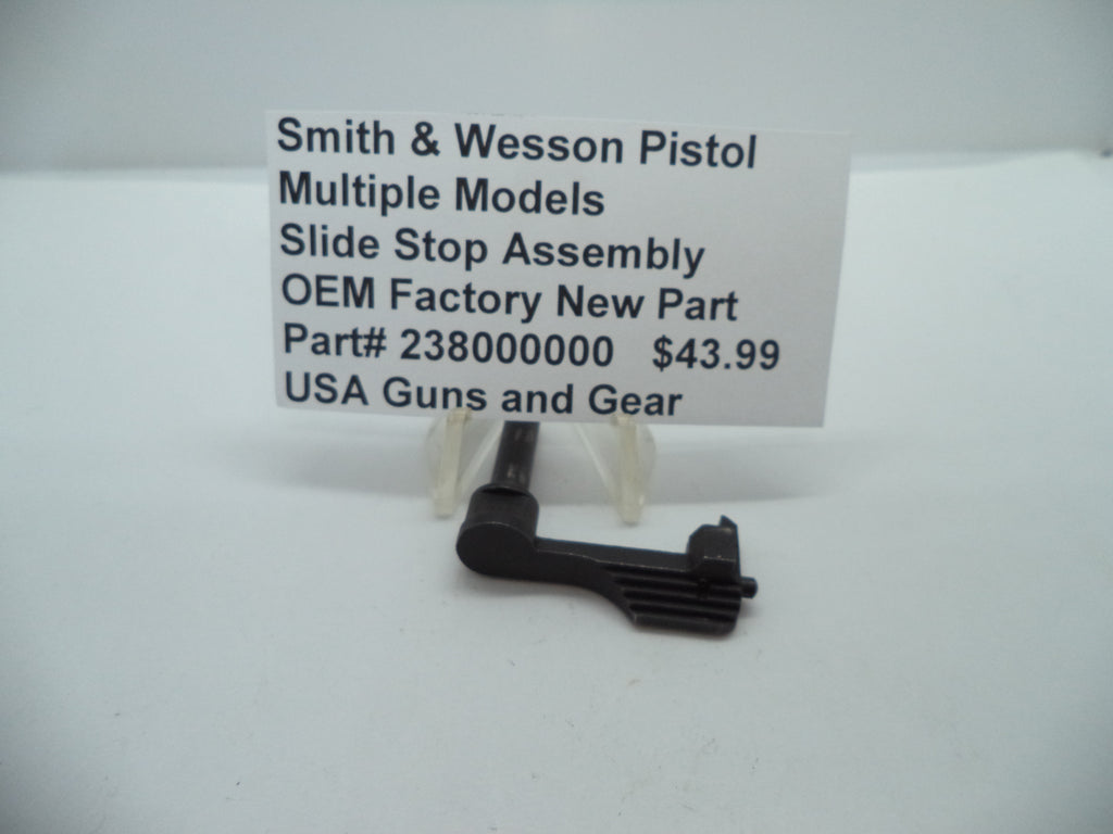 238000000 Smith & Wesson Pistol Multiple Models Slide Stop Assembly New