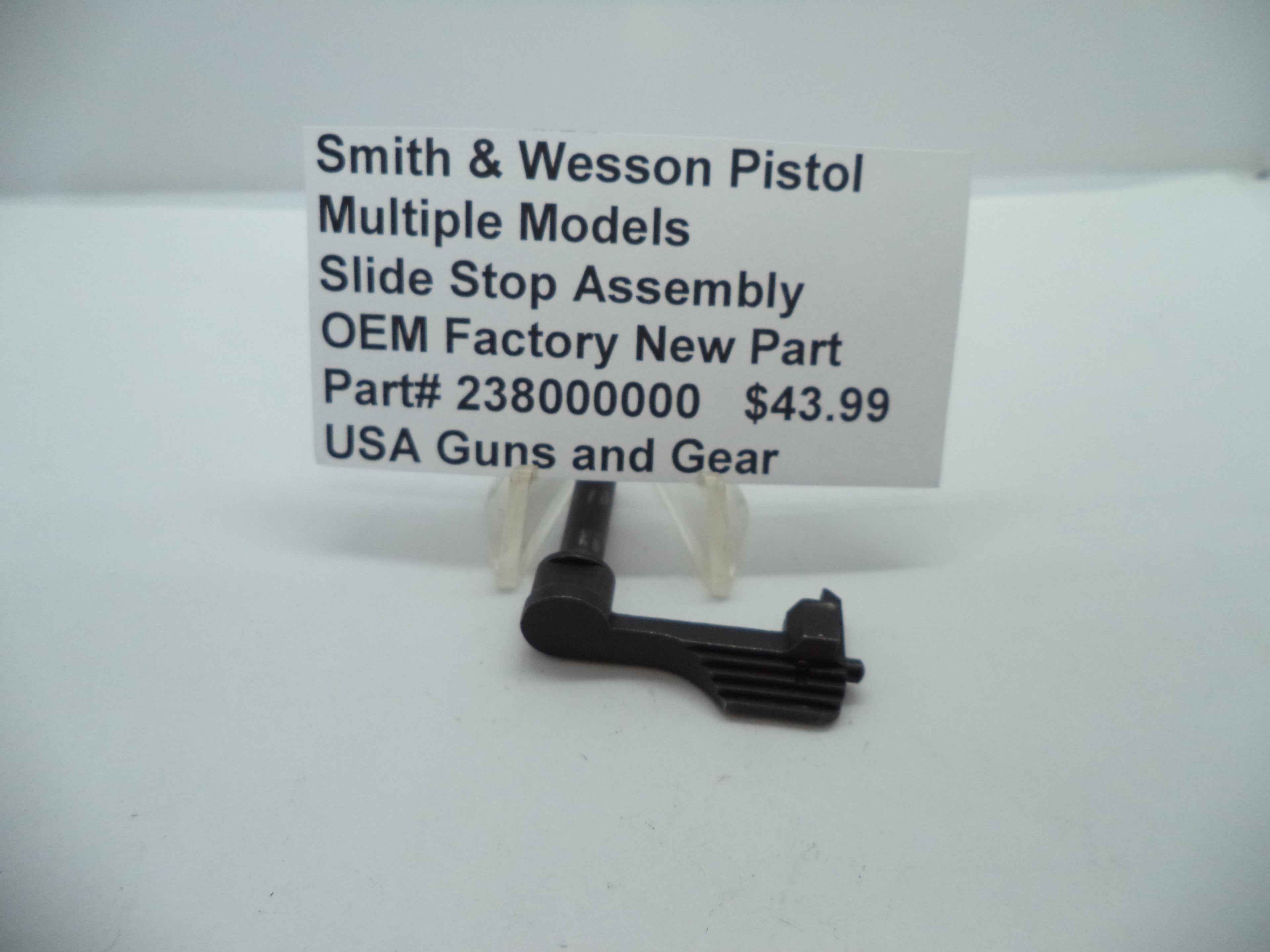 238000000 Smith & Wesson Pistol Multiple Models Slide Stop Assembly New