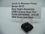 239760000 Smith & Wesson Pistol Model 457D Rear Sight Assembly New
