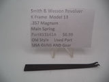 13141A Smith and Wesson K Frame Model 13 Main Spring Used 357 Magnum