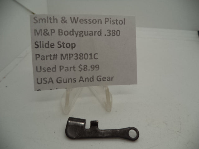 Smith & Wesson Pistol M&P Bodyguard .380 Slide Stop Used Part MP3801C